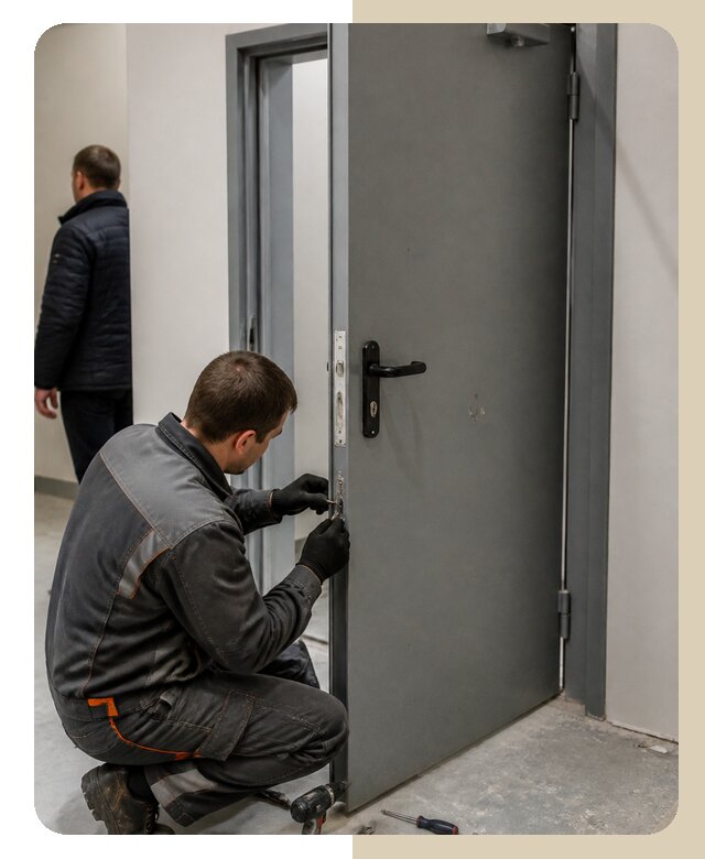 Ремонт противопожарной двери в Нижнекамске по цене 6590 р. | ДвериЛегко-Нжм